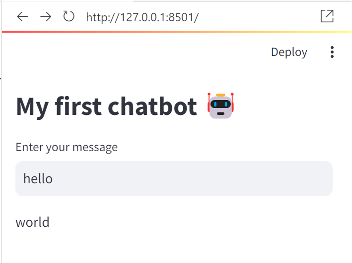Figure 2ā7 Simple chat user interface