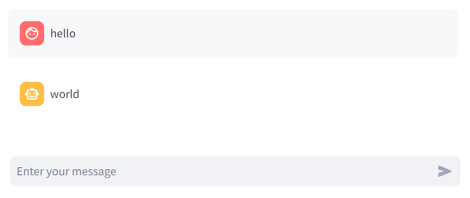 Figure 2ā10 A basic chat dialog