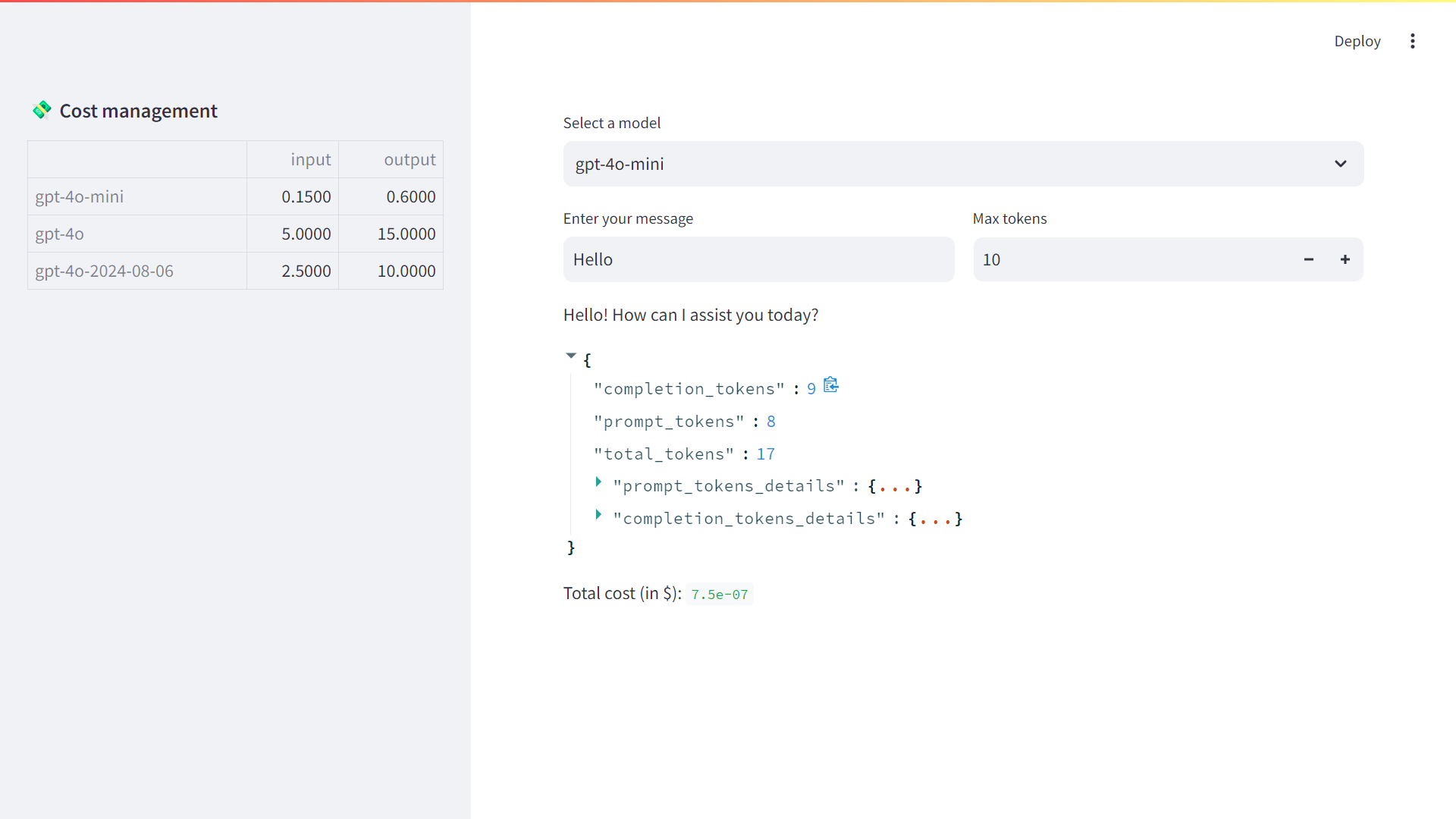 Figure 2ā13 Bring in cost management as part of your application